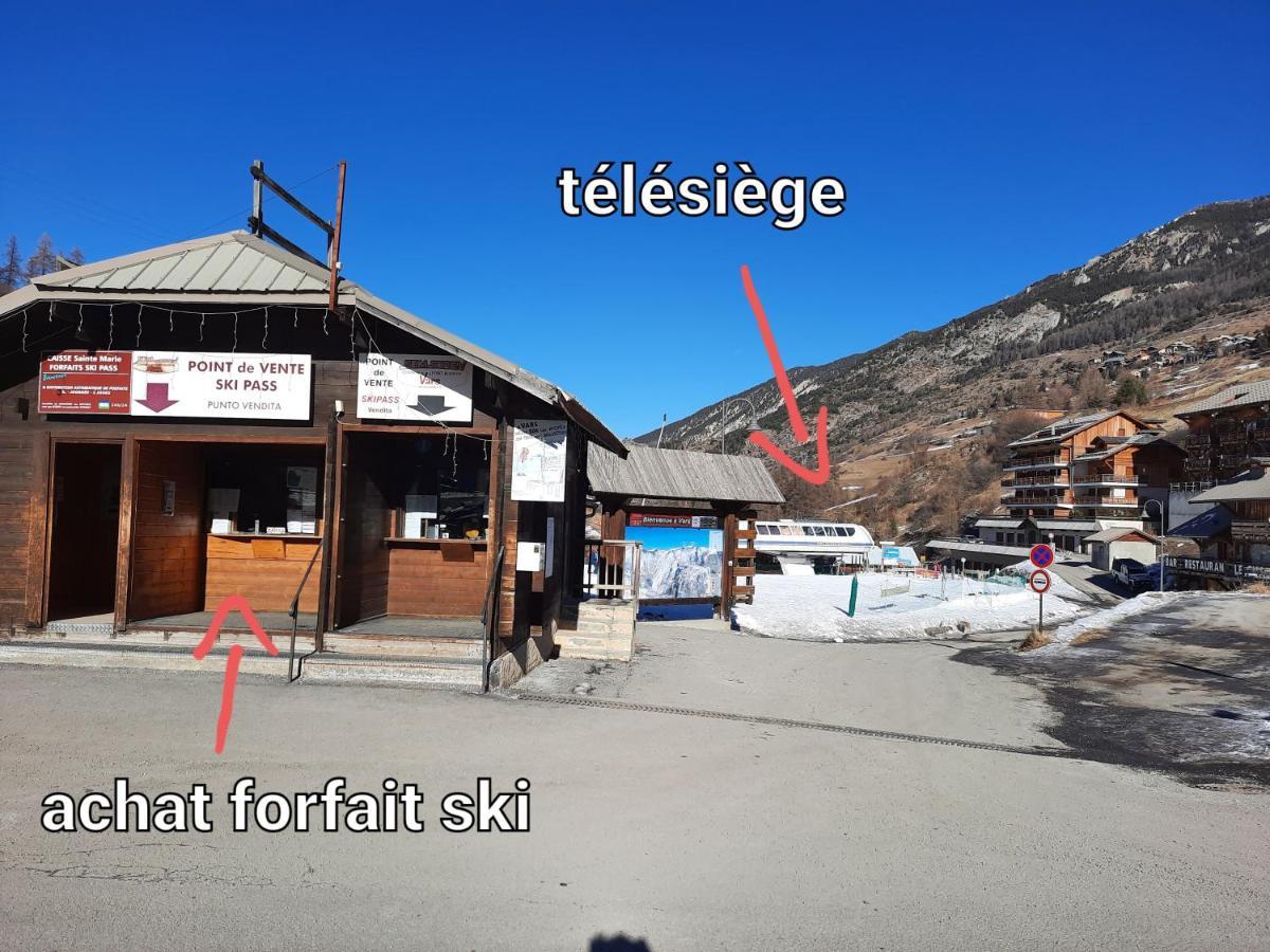 T2/3 6Pers & Pied Des Pistes & Piscine Chauffee Lejlighed Vars  Værelse billede